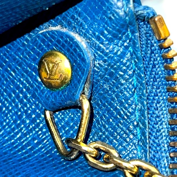 LOUIS VUITTON - Pochette Cles Epi Coin Purse CA0979 Blue Leather - Picture 12 of 12